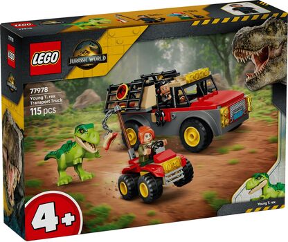 Lego Jurassic World 77978 Young T. rex Transport Truck, 3 image