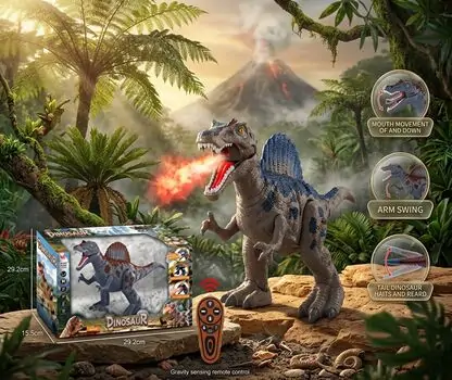 Remote Control Spinosaurus - სათამაშო დისტანციურად მართვადი დინოზავრი, 2 image