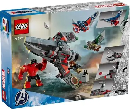 Lego Super Heroes 76292 Captain America vs. Red Hulk Battle, 5 image