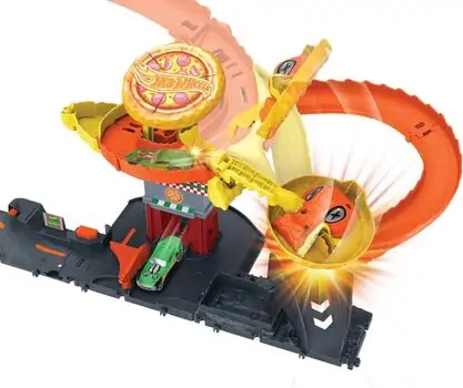 Hot Wheels HTN81 City Pizza Slam Cobra Attack Playset - ჰოთ ვილსის ტრასა, 6 image