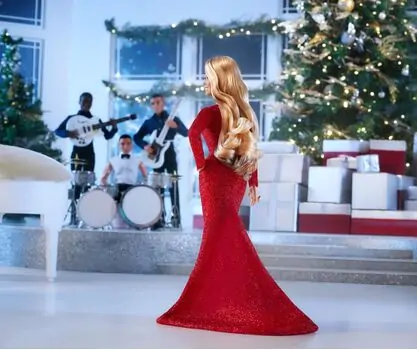 Mariah Carey Barbie Doll, Holiday Celebration Collectible - ბარბი მერაია ქერის სათამაშო თოჯინა, 5 image
