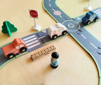 TOOKY TOY Hi Pando Construction Set – City and Roads-საბავშვო კონსტრუქციის ნაკრები ქალაქი და გზები, 3 image