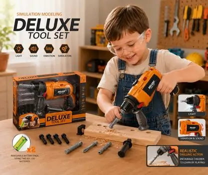 Deluxe Tool Set - სათამაშო ბურღი