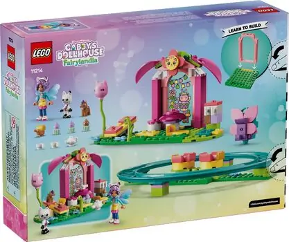 Lego Gabby's Dollhouse  11214 Fairy Roller Coaster and Tea Party, 7 image