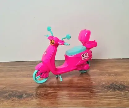 PINK MOTORCYCLE King Toys-ის თოჯინის სათამაშო  მოპედი, 2 image