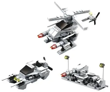 HELICOPTER PEIZHI War Power-ის საბავშვო კონსტრუქტორი 0430, 3 image
