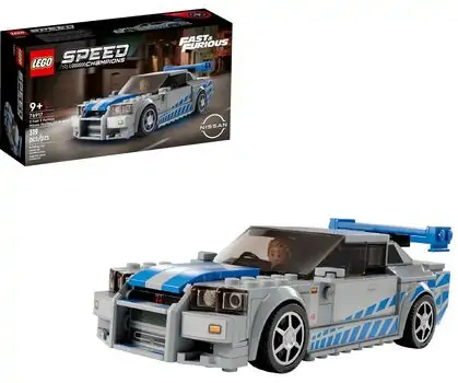 Lego Speed Champions 76917 2 Fast 2 Furious Nissan Skyline GT-R (R34)