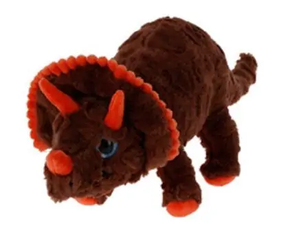 Koopman Fluffy Dinosaur Brown - რბილი სათამაშო დინოზავრი