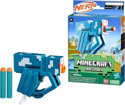 Nerf Micro Shot Minecraft Cave Spider Blaster - სათამაშო თოფი