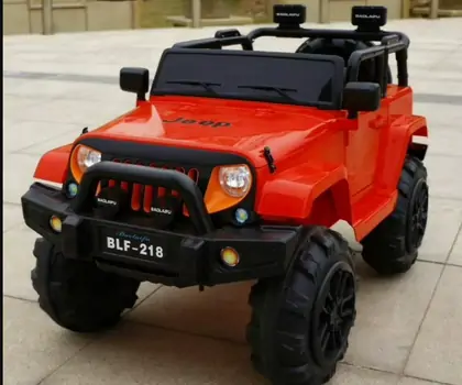 Wrangler Jeep For Kids Red - საბავშვო ელექტრო მანქანა, 2 image