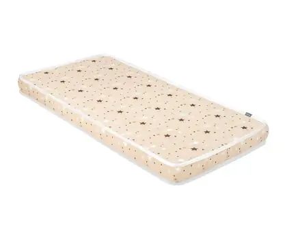 KikkaBoo-ს ბამბის მატრასი Mattress Fantasia 60x120x7cm Stars Beige
