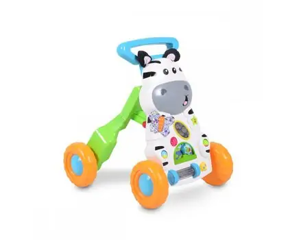 Cangaroo Push walker 2in1 Little Zebra - ვოლქერი