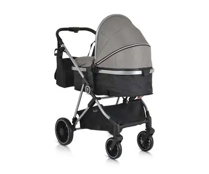 Moni 3 In 1 Set Kali Grey საბავშვო ტრანსფორმერი ეტლის კომპლექტი, 10 image