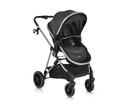 Moni 3 In 1 Set Kali Black  საბავშვო ტრანსფორმერი ეტლის კომპლექტი, 13 image