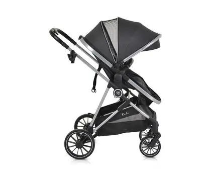Moni 3 In 1 Set Kali Black  საბავშვო ტრანსფორმერი ეტლის კომპლექტი, 6 image
