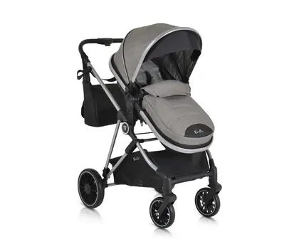 Moni 3 In 1 Set Kali Grey საბავშვო ტრანსფორმერი ეტლის კომპლექტი, 3 image