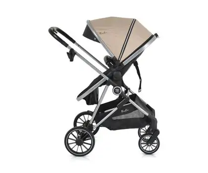 Moni 3 In 1 Set Kali Khaki საბავშვო ტრანსფორმერი ეტლის კომპლექტი, 4 image
