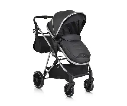 Moni 3 In 1 Set Kali Black  საბავშვო ტრანსფორმერი ეტლის კომპლექტი, 3 image