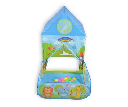 Moni Toys Zoo 2in1 Tent + 50 Ocean Balls 995-5001E - საბავშვო სათამაშო კარავი, 4 image