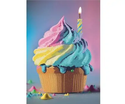 Sweet Cupcake Diamantiny Level Up - თვლებით ხატვა, 4 image