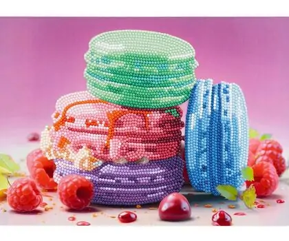 Yummy Macaron Diamantiny Level Up - თვლებით ხატვა, 4 image