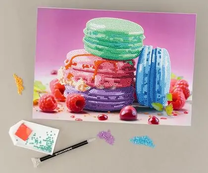 Yummy Macaron Diamantiny Level Up - თვლებით ხატვა