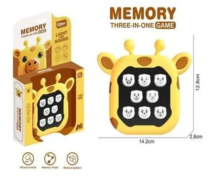 Cute Giraffe 3 in 1 Memory Game - განსავითარებელი მეხსიერების თამაში