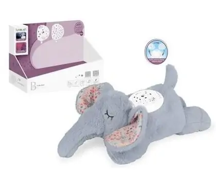 Fluffy Sleepy Elephant - რბილი მუსიკალური სათამაშო სპილო