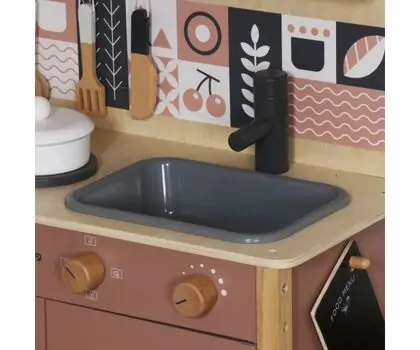 Charming Wooden Kitchen Playset - საბავშვო ხის სამზარეულო, 9 image