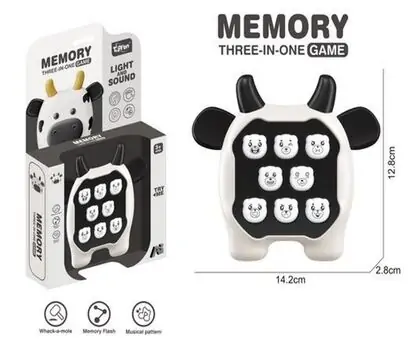 Funny Cow 3 in 1 Memory Game - განსავითარებელი მეხსიერების თამაში