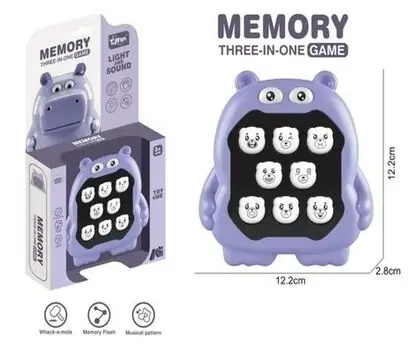Big Hipo 3 in 1 Memory Game - განსავითარებელი მეხსიერების თამაში