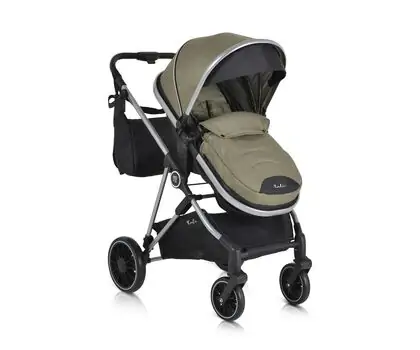 Moni 3 In 1 Set Kali Olive Green საბავშვო ტრანსფორმერი ეტლის კომპლექტი + 130 ლარიანი საჩუქარი, 4 image