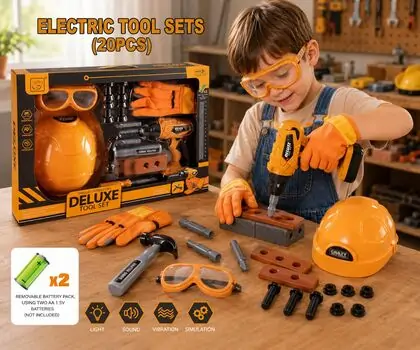 Electric Deluxe Tool Set - სათამაშო ბურღი