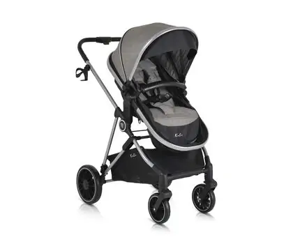 Moni 3 In 1 Set Kali Grey საბავშვო ტრანსფორმერი ეტლის კომპლექტი + 130 ლარიანი საჩუქარი, 15 image