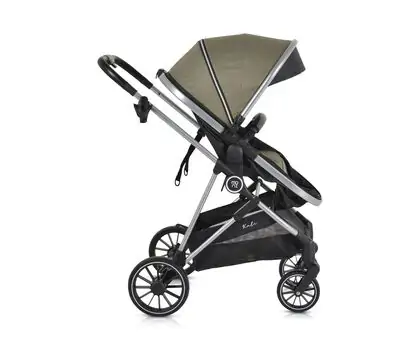 Moni 3 In 1 Set Kali Olive Green საბავშვო ტრანსფორმერი ეტლის კომპლექტი + 130 ლარიანი საჩუქარი, 8 image