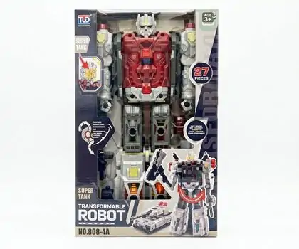 Transformer Robot Tank With Light - სათამაშო ტრანსფორმერი რობოტი, 3 image
