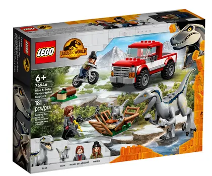 LEGO Jurassic world 76946 Blue & Beta Velociraptor Capture, 2 image