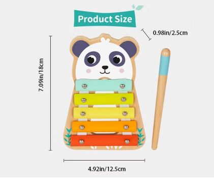 Wooden Melody Xylophone - ხის სათამაშო ქსილოფონი, 3 image