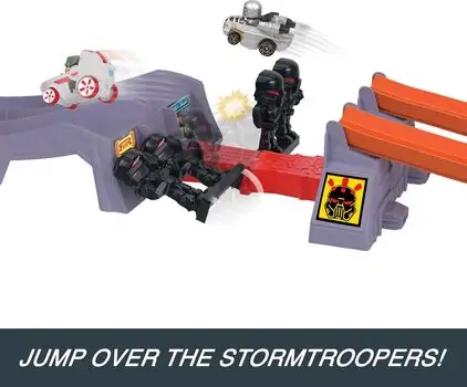 Hot Wheels RacerVerse Star Wars Track Set with Metal Hot Wheels Racing Cars - საბავშვო სათამაშო ტრასა, 4 image