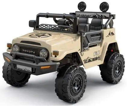 Toyota FJ Cruiser Car Khaki - ელექტრო მანქანა