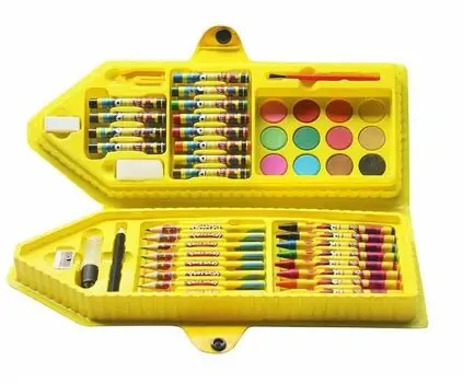 Play-Doh 48 Pieces Stationery - Paint and Activity Set ST006 - სახატავი საღებავებისა და ფანქრების ნაკრები