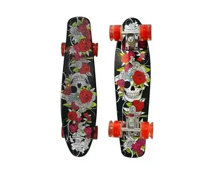 Penny Board Love Is Not Black & White With LED Wheels პენიბორდი