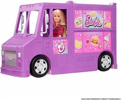 Barbie Fresh 'n' Fun Food Truck ბარბის მანქანა თოჯინით, 2 image
