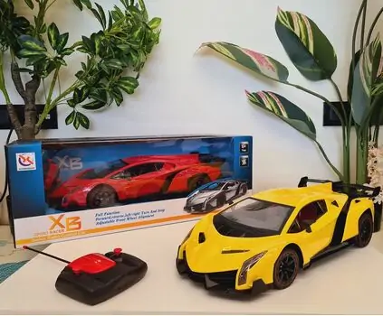 XB Sport Racer Series Remote Control Car Yellow დისტანციურად მართვადი სათამაშო მანქანა, 2 image