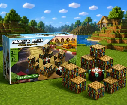 Minecraft Magnetic Blocks - მაგნიტური კუბიკები