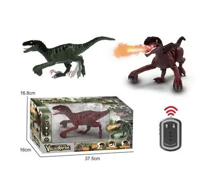 Remote Control Velociraptor - სათამაშო დისტანციურად მართვადი დინოზავრი, 2 image