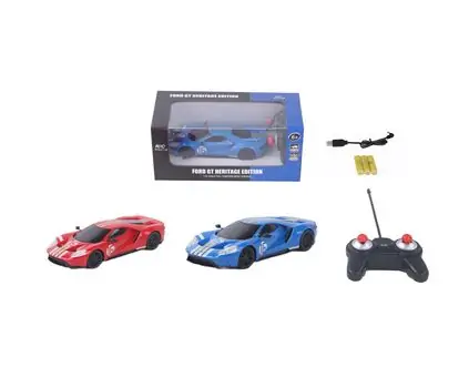 Remote Control Licensed Car 2022 Ford GT Heritage - სათამაშო დისტანციურად მართვადი ფორდის მანქანა, 4 image