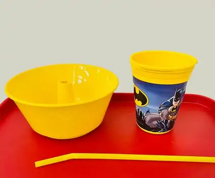 Tuffex Batman Snack and Drink Cup 2in1 ჭიქა წვენისა და სნექებისთვის, 2 image