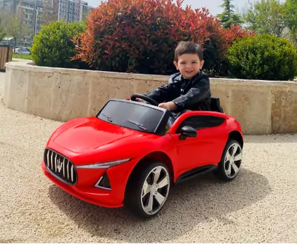Maserati For Kids Red - საბავშვო ელექტრო მანქანა