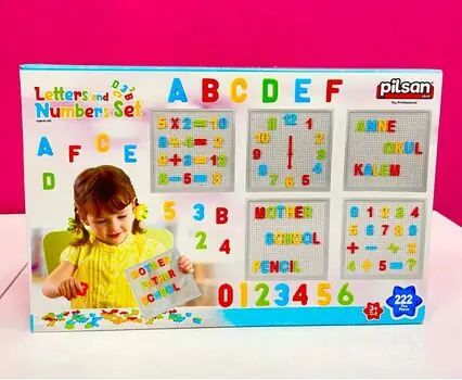 Pilsan-ის სათამაშო კონსტრუქტორი 03 297 LETTER AND NUMBER SET, 3 image